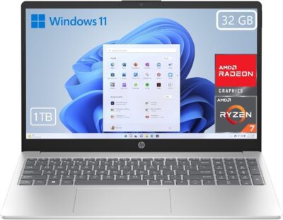 HP 15-fc0243ns – Ordenador portátil de 15.6″ FHD...