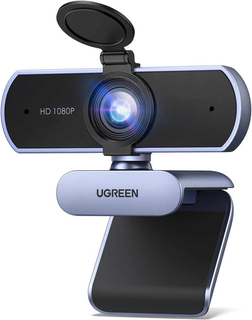 UGREEN Webcam Full HD 1080P 30FPS USB A PC Cámara Foco Fijo...